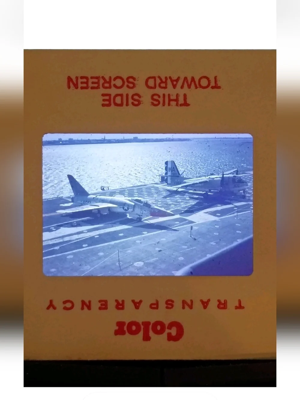Vintage Apr 1976 Navy Fighter Jet 35mm Photo Slide